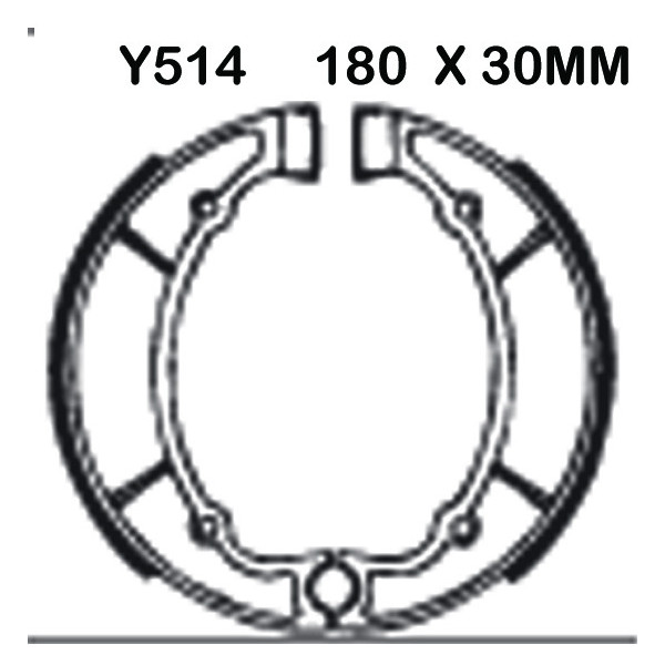 EBC EBC Brake Shoes Y514